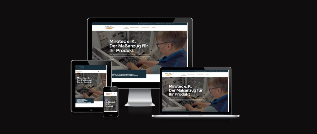 Neue Webseite für Mirotec e.K.: Maßgeschneiderte Verpackungslösungen online präsentiert