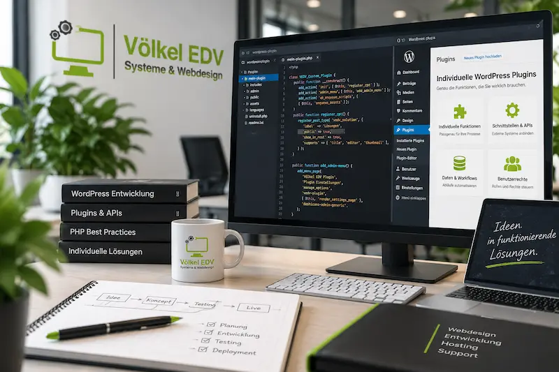 Individuelle WordPress Plugin-Entwicklung mit Völkel EDV Systeme