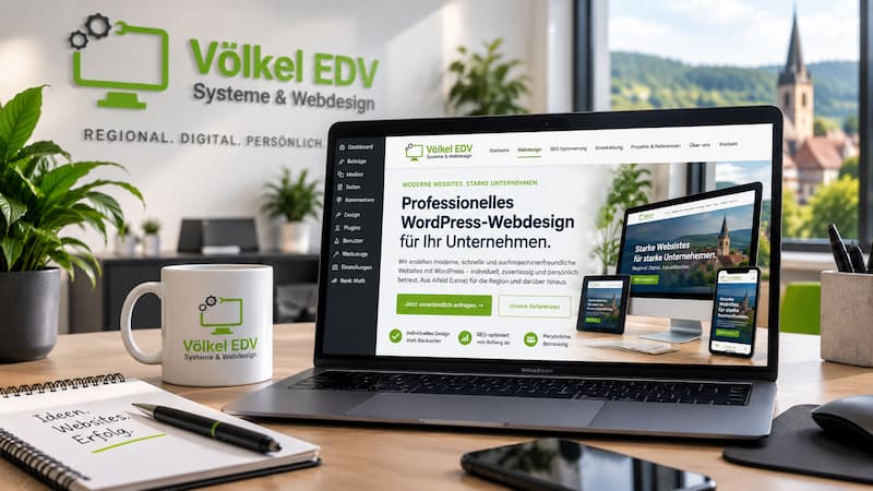 WordPress Webdesign und digitale Betreuung durch Völkel EDV Systeme